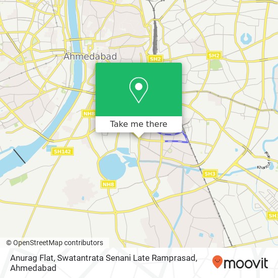 Anurag Flat, Swatantrata Senani Late Ramprasad map