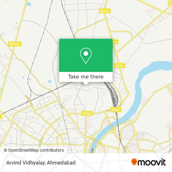 Arvind Vidhyalay map