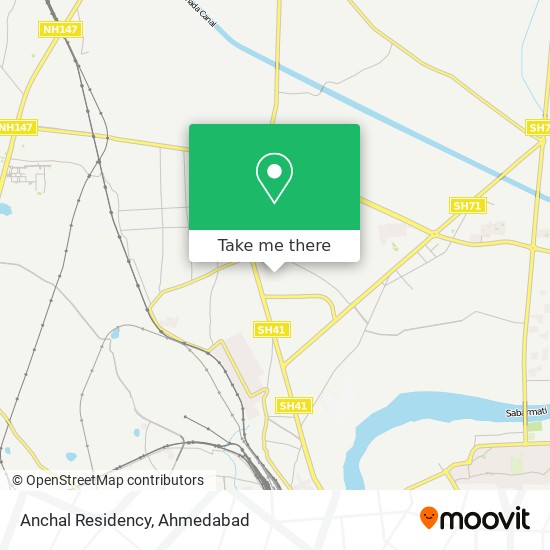 Anchal Residency map