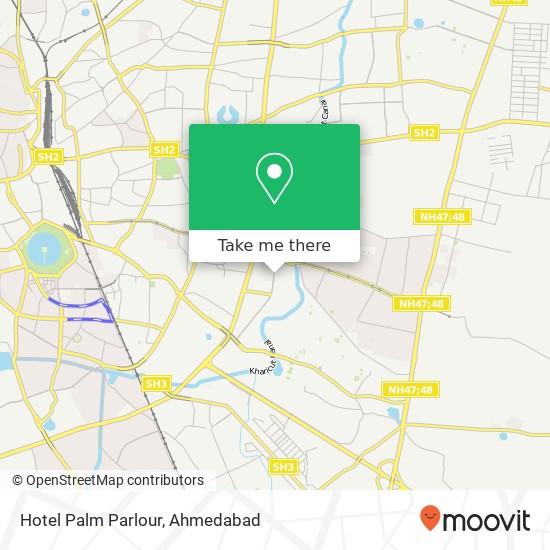 Hotel Palm Parlour map