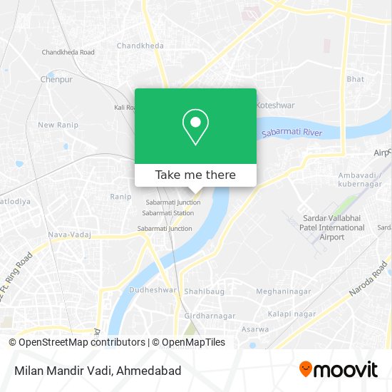 Milan Mandir Vadi map