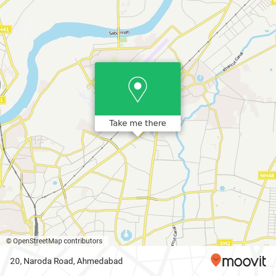 20, Naroda Road map