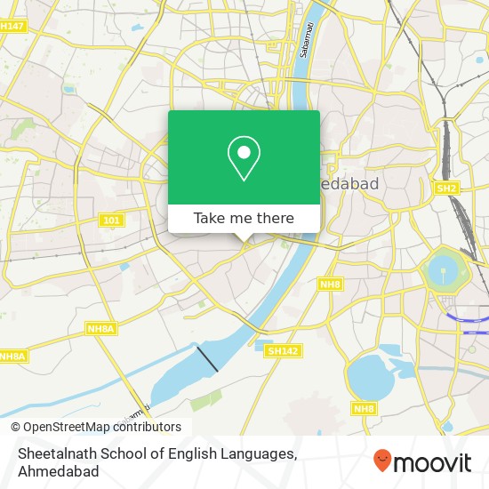 Sheetalnath School of English Languages map