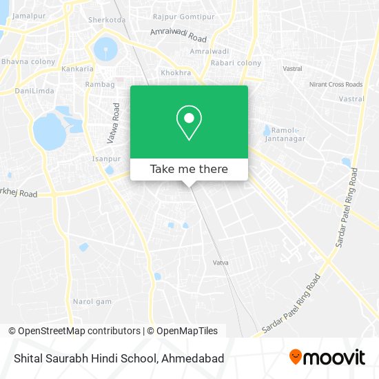 Shital Saurabh Hindi School map