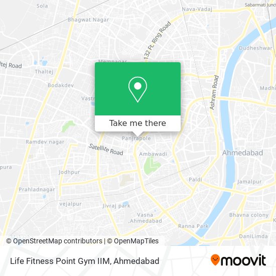 Life Fitness Point Gym IIM map