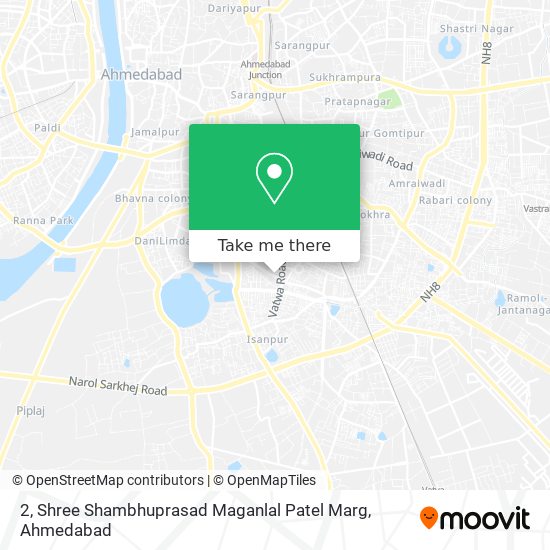 2, Shree Shambhuprasad Maganlal Patel Marg map