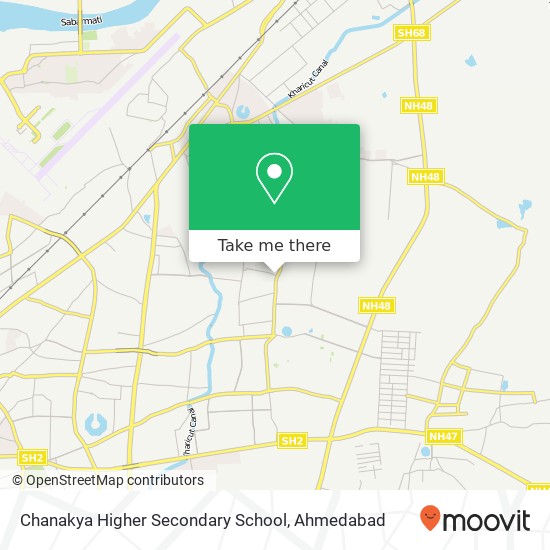 Chanakya Higher Secondary School map