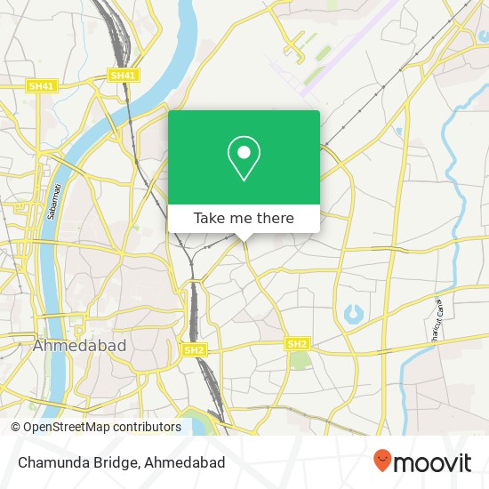 Chamunda Bridge map