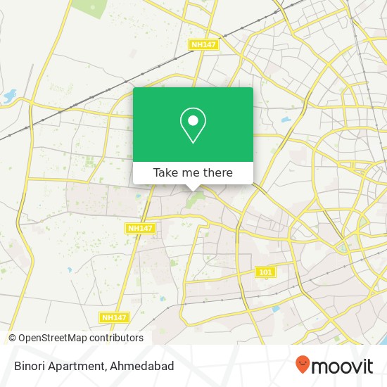 Binori Apartment map