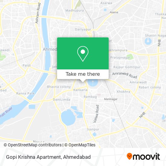 Gopi Krishna Apartment map