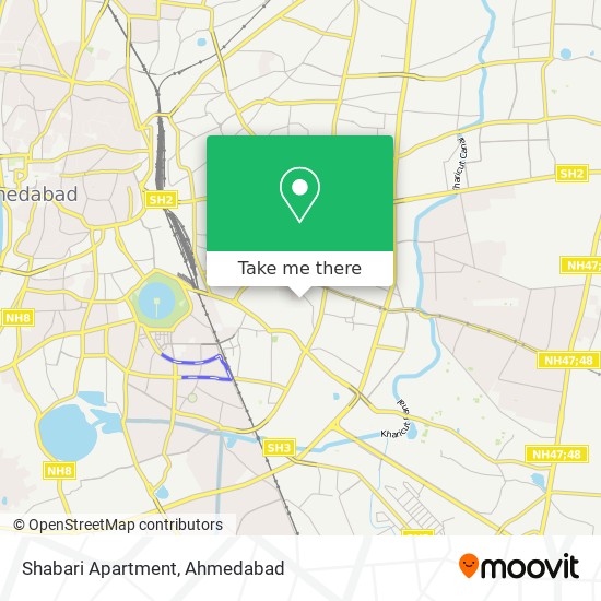 Shabari Apartment map