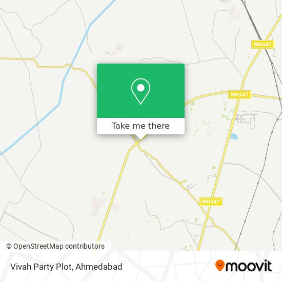 Vivah Party Plot map