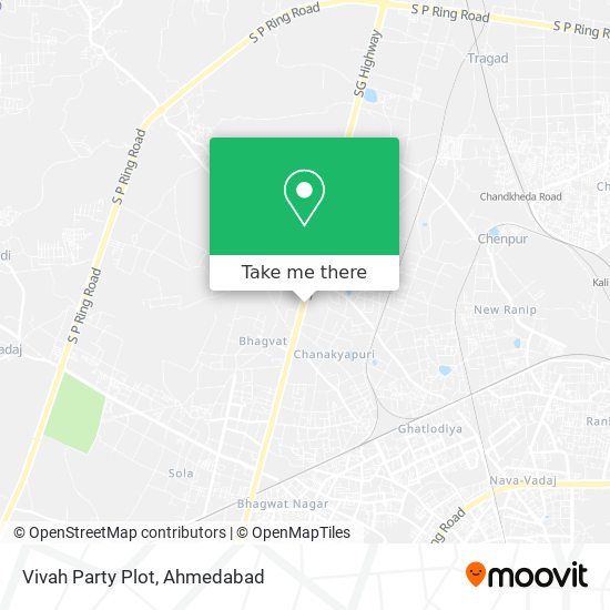 Vivah Party Plot map