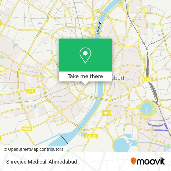 Shreejee Medical map
