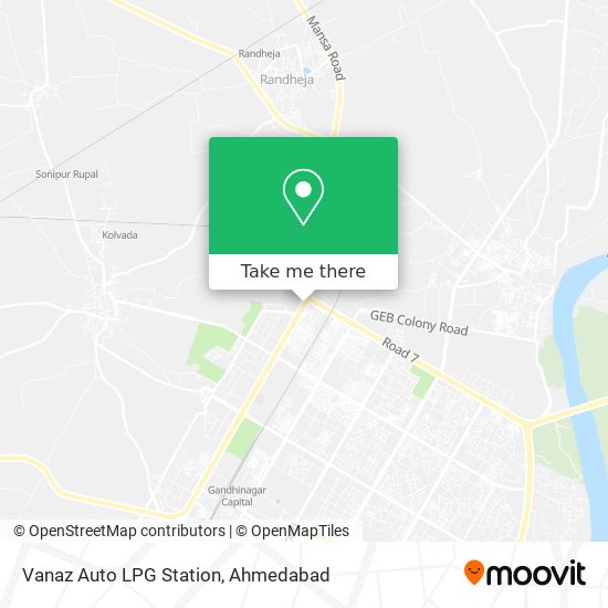 Vanaz Auto LPG Station map