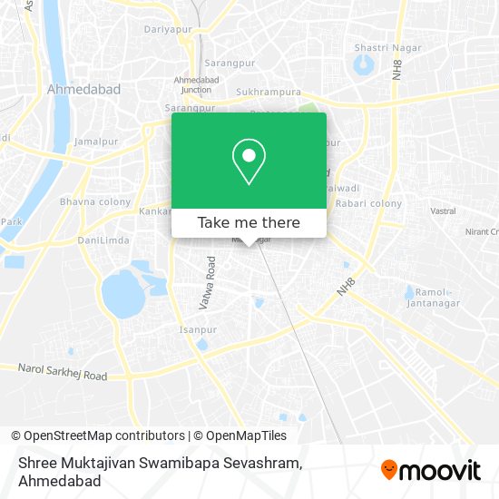 Shree Muktajivan Swamibapa Sevashram map
