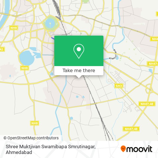 Shree Muktjivan Swamibapa Smrutinagar map