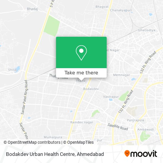 Bodakdev Urban Health Centre map