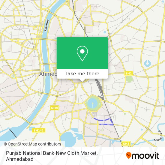 Punjab National Bank-New Cloth Market map