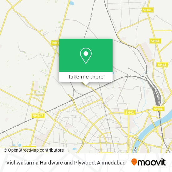 Vishwakarma Hardware and Plywood map