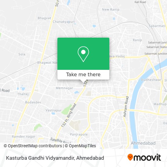 Kasturba Gandhi Vidyamandir map