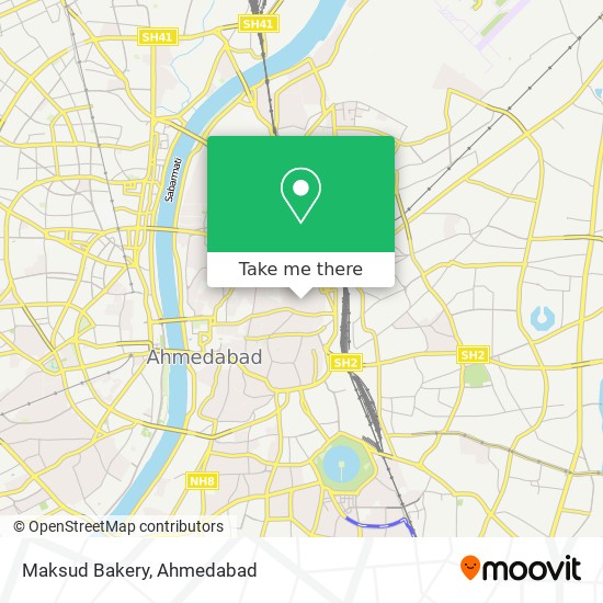 How To Get To Maksud Bakery In Kalupur By Bus