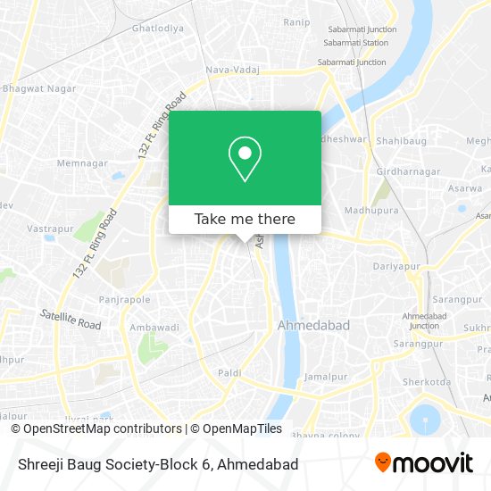 Shreeji Baug Society-Block 6 map