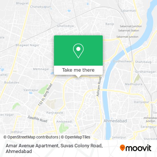 Amar Avenue Apartment, Suvas Colony Road map