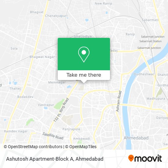 Ashutosh Apartment-Block A map