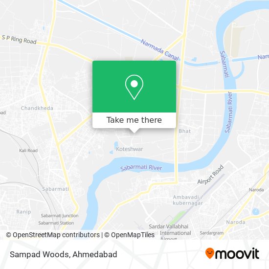 Sampad Woods map