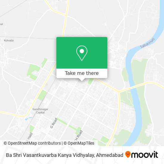 Ba Shri Vasantkuvarba Kanya Vidhyalay map