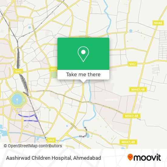 Aashirwad Children Hospital map