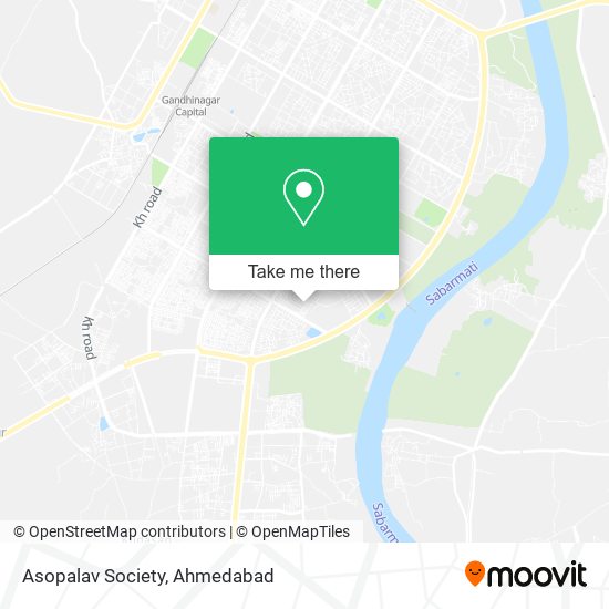 Asopalav Society map