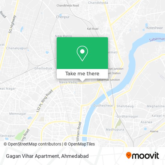 Gagan Vihar Apartment map