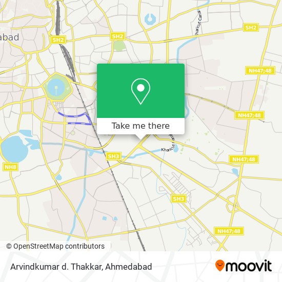 Arvindkumar d. Thakkar map