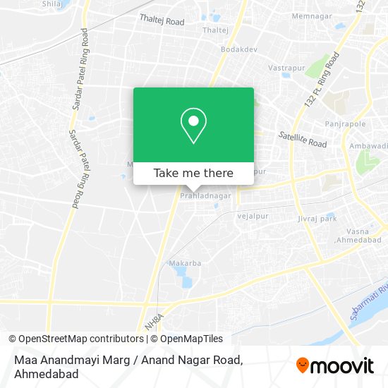 Maa Anandmayi Marg / Anand Nagar Road map