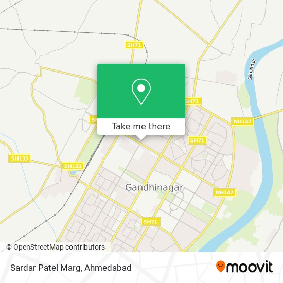 Sardar Patel Marg map