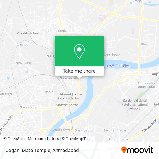 Jogani Mata Temple map