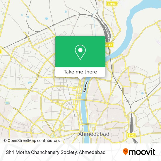 Shri Motha Chanchanery Society map