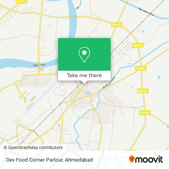 Dev Food Corner Parlour map
