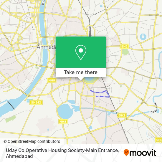 Uday Co Operative Housing Society-Main Entrance map