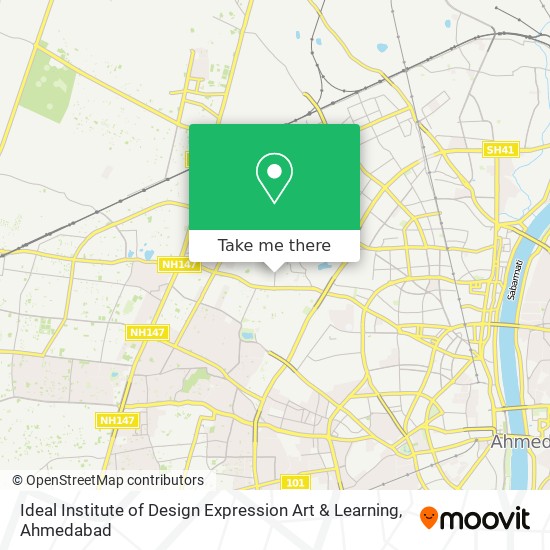 Ideal Institute of Design Expression Art & Learning map