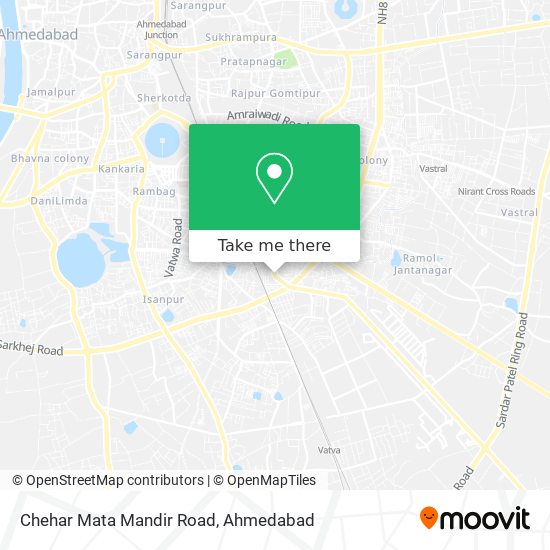 Chehar Mata Mandir Road map