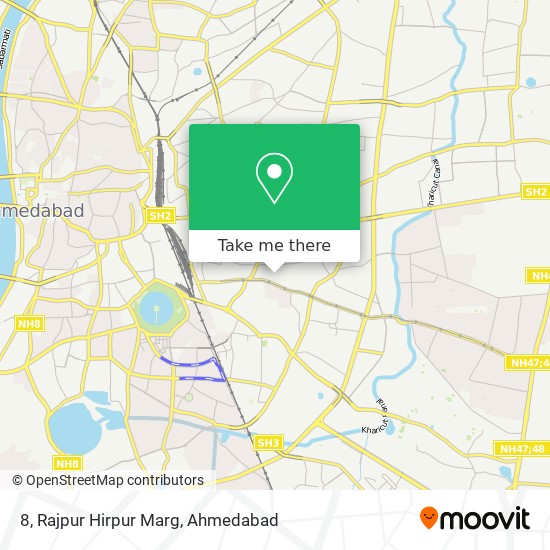 8, Rajpur Hirpur Marg map