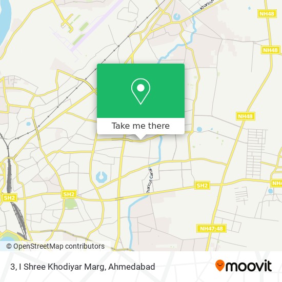 3, I Shree Khodiyar Marg map