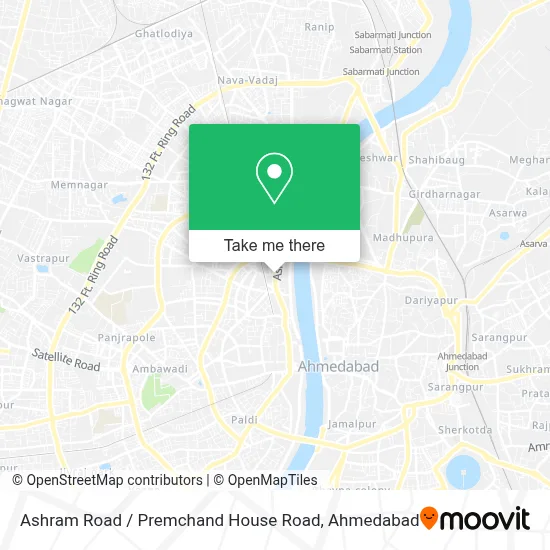 Ashram Road / Premchand House Road map