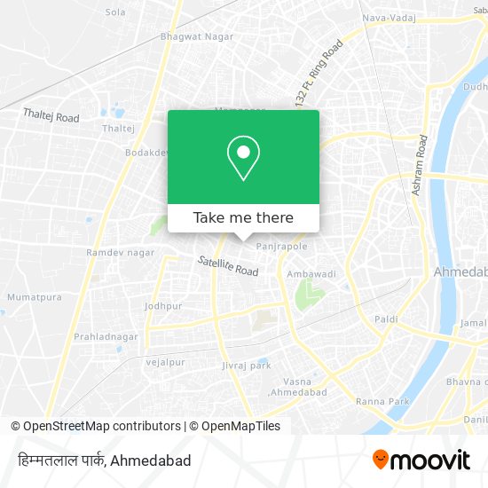 हिम्मतलाल पार्क map