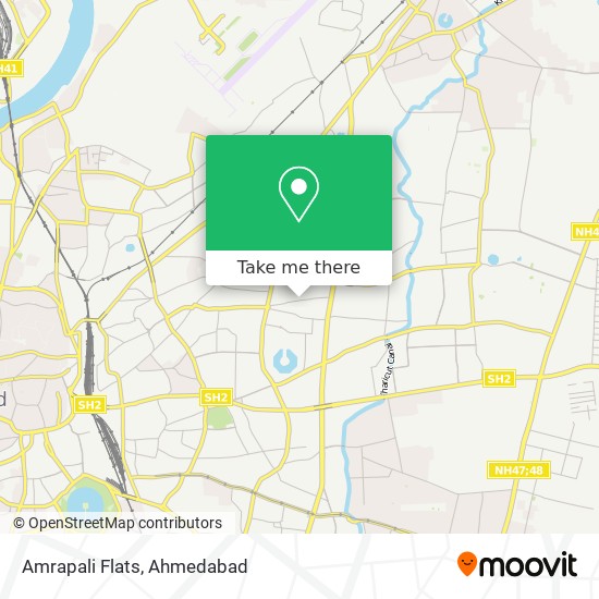 Amrapali Flats map