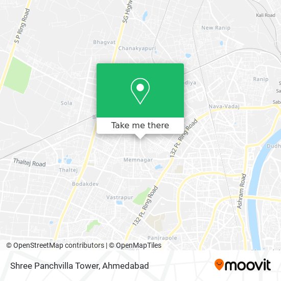 Shree Panchvilla Tower map