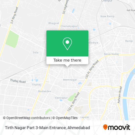 Tirth Nagar Part 3-Main Entrance map